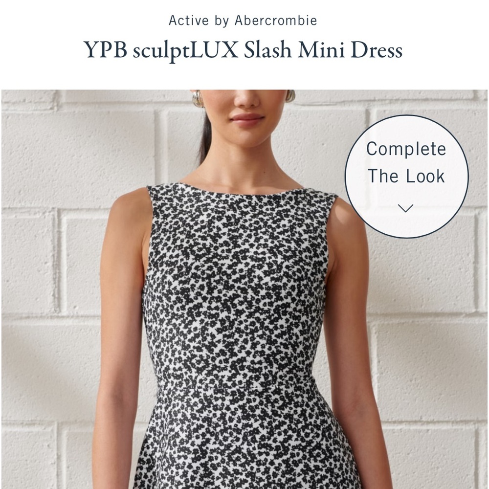Abercrombie YBP sculptLUX slash mini dress